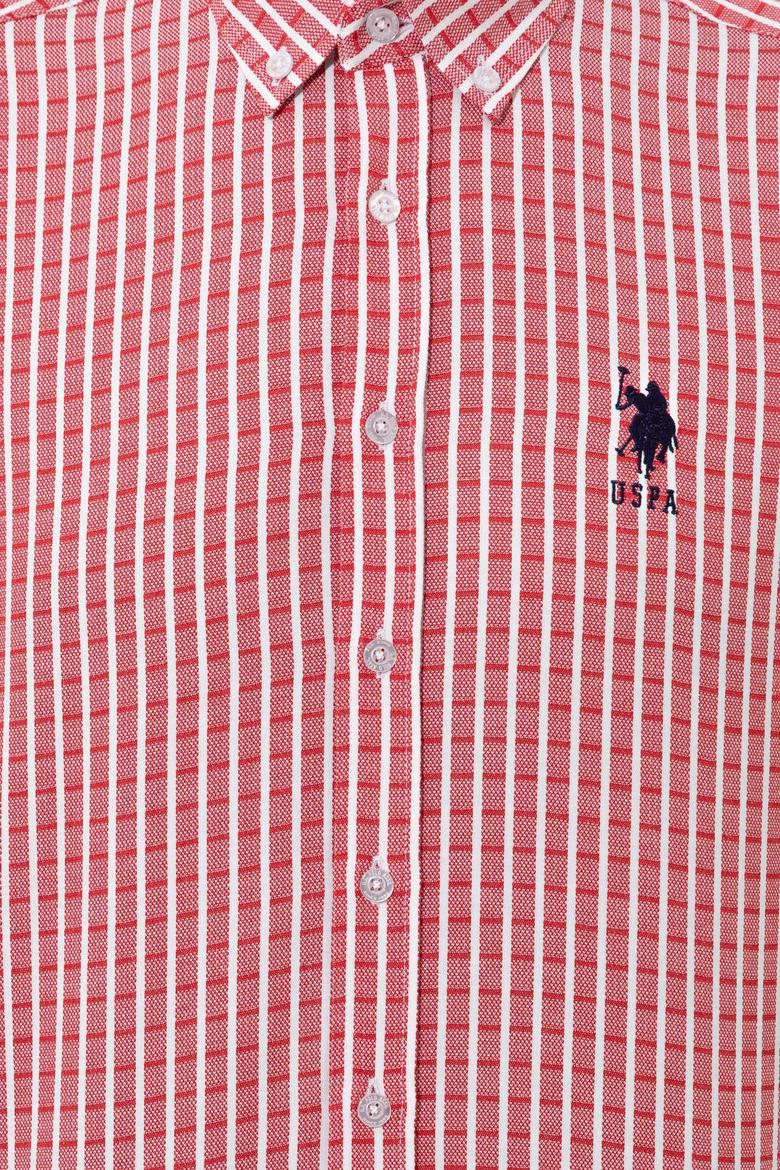 Erkek Kırmızı Uzun Kollu Gömlek - 50248122005