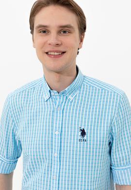 Erkek Turkuaz Uzun Kollu Gömlek - 50248122015