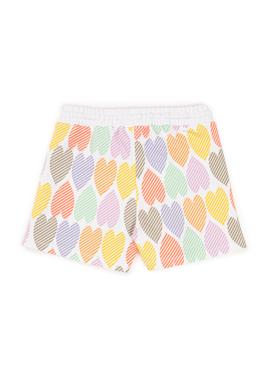 Çocuk Beyaz Örme Şort - 50247121004