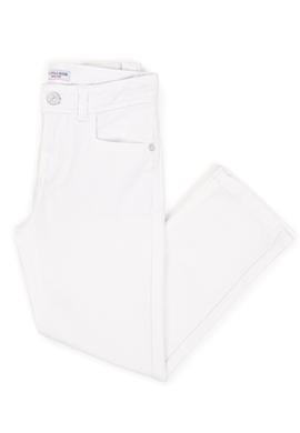 Erkek Çocuk Beyaz Kanvas Pantolon - 50249294017