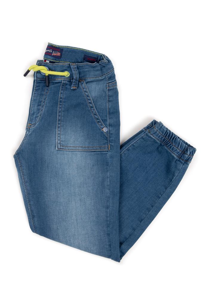 Erkek Çocuk Açık Mavi Jean Pantolon