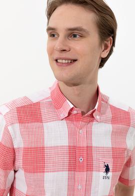 Erkek Kırmızı Kısa Kollu Gömlek - 50251765014