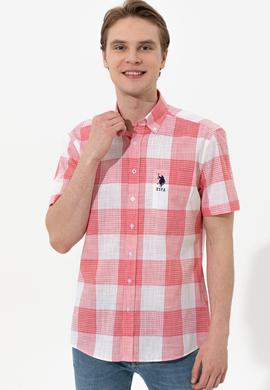 Erkek Kırmızı Kısa Kollu Gömlek - 50251765014