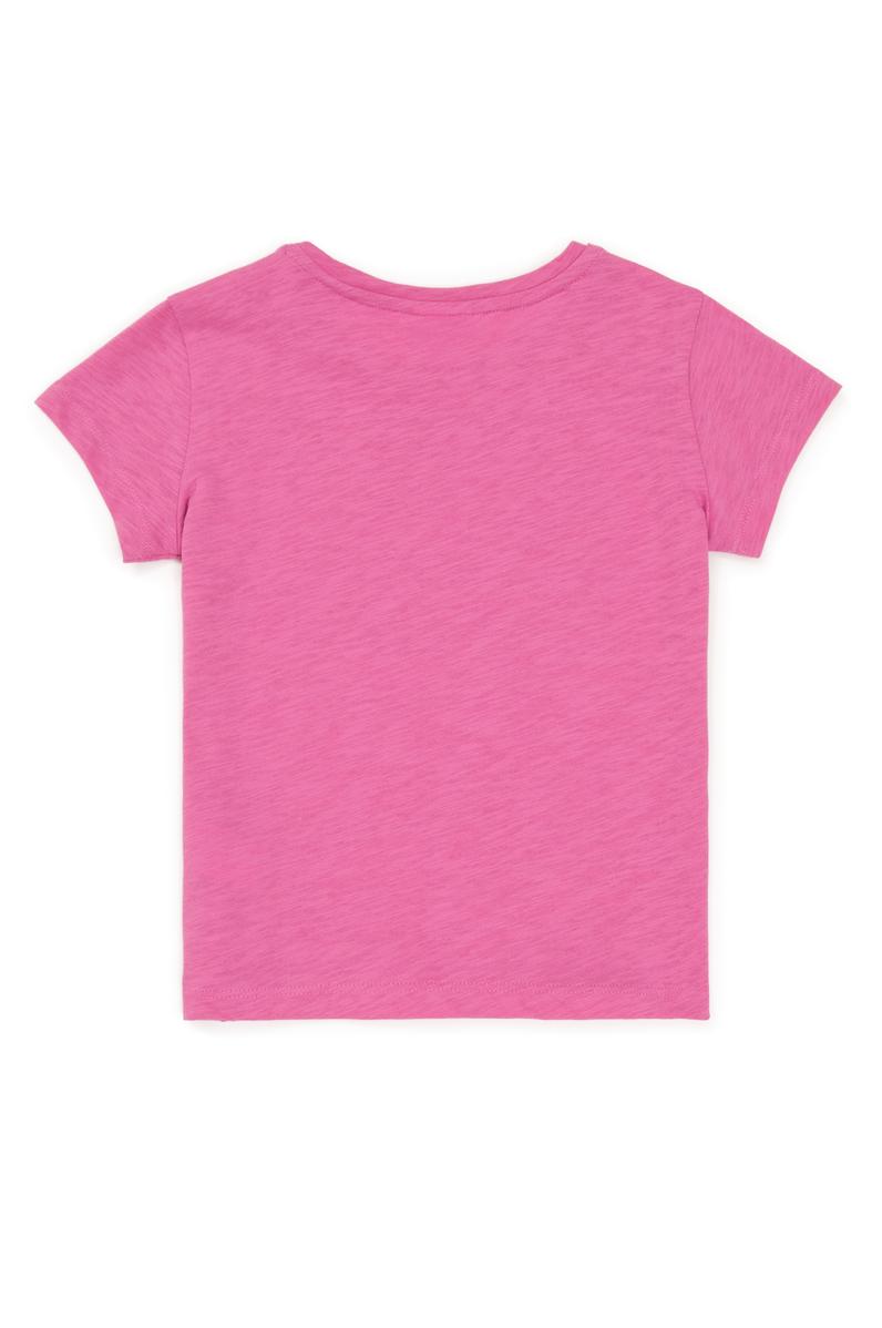 Kız Çocuk Pembe Tişört Basic