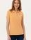 Kadın Turuncu Basic Polo Yaka Tişört
