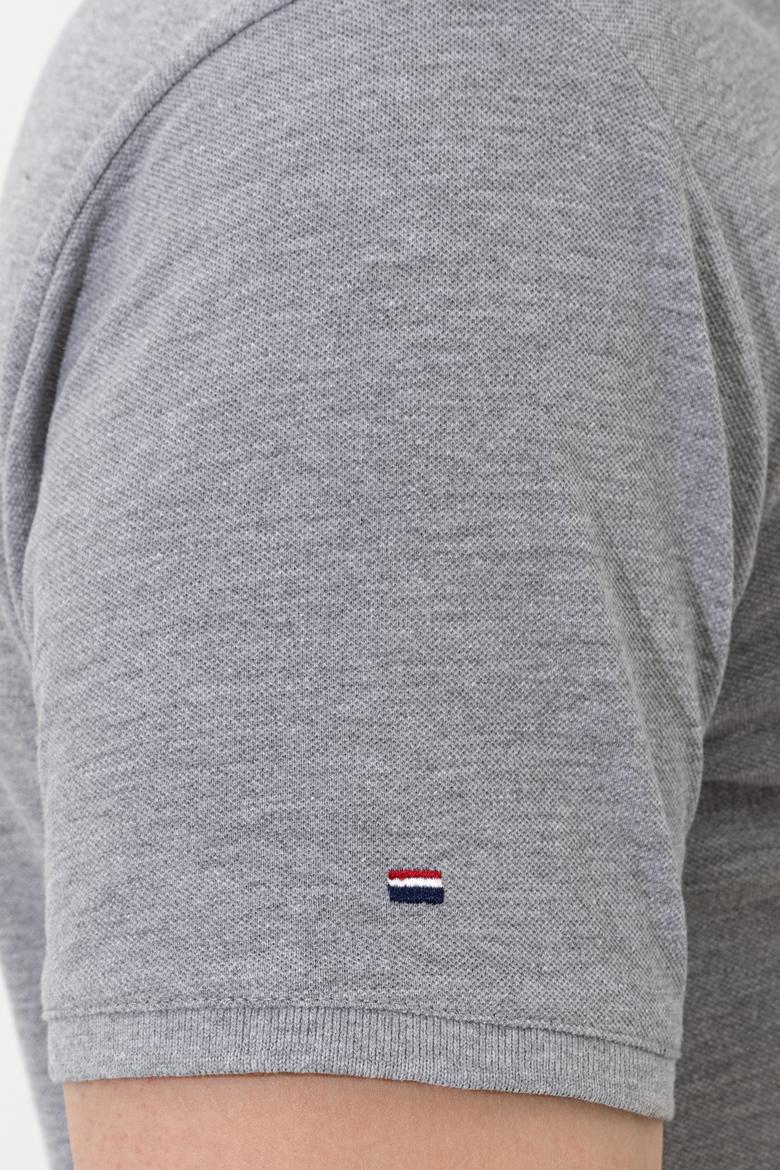 Erkek Gri Melanj Basic Tişört - 50251701079