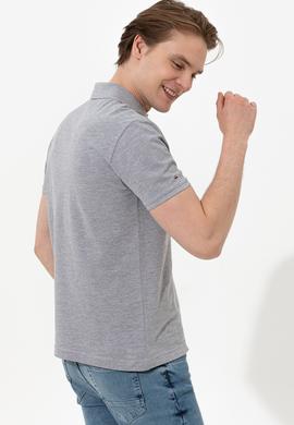 Erkek Gri Melanj Basic Tişört - 50251701079