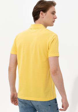 Erkek Açık Sarı Basic Tişört - 50251701254