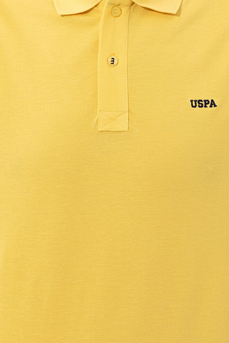 Erkek Açık Sarı Basic Tişört - 50251701254