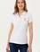 Kadın Beyaz Basic Polo Yaka Tişört