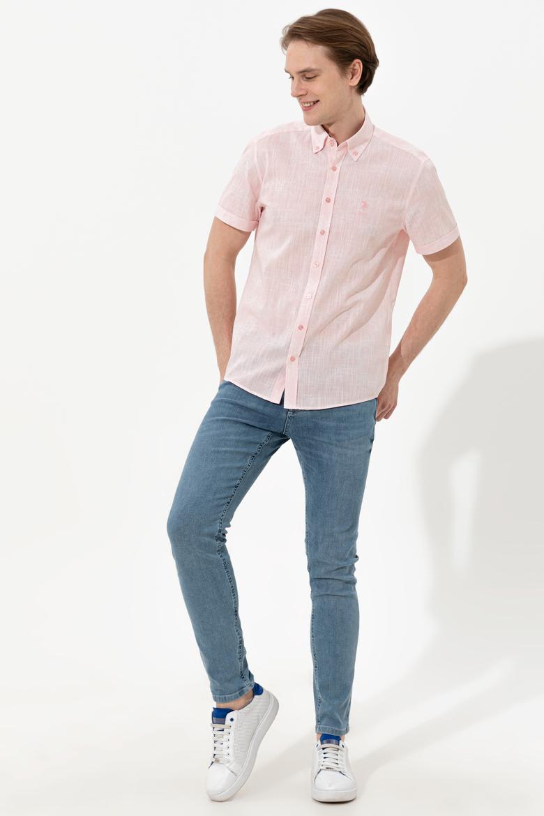 Erkek Pudra Kısa Kollu Gömlek - 50247599023