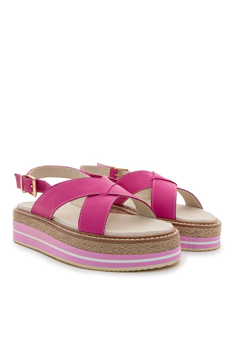 Kadın Fuşya Sandalet