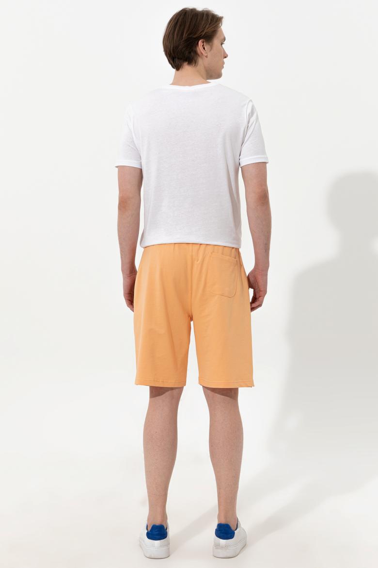 Erkek Turuncu Örme Şort - 50246596035
