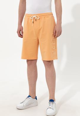 Erkek Turuncu Örme Şort - 50246596035
