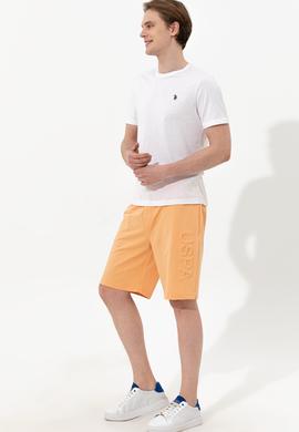 Erkek Turuncu Örme Şort - 50246596035