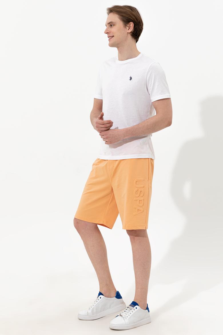 Erkek Turuncu Örme Şort - 50246596035