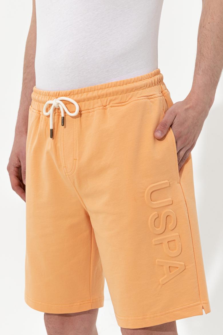 Erkek Turuncu Örme Şort - 50246596035