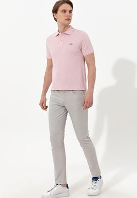 Erkek Açık Gri Kanvas Pantolon - 50246103003