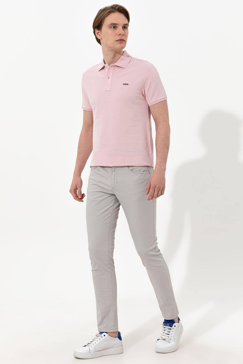 Erkek Açık Gri Kanvas Pantolon - 50246103003