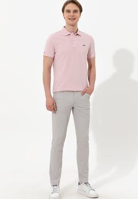 Erkek Açık Gri Kanvas Pantolon - 50246103003