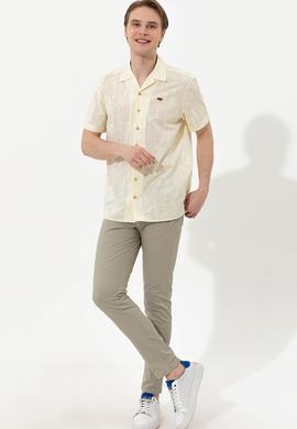 Erkek Haki Kanvas Pantolon - 50246103011