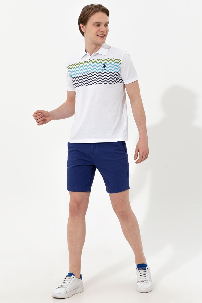 Erkek Mavi Dokuma Şort - 50246140057