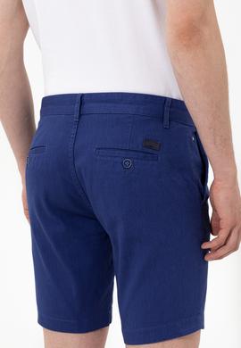 Erkek Mavi Dokuma Şort - 50246140057