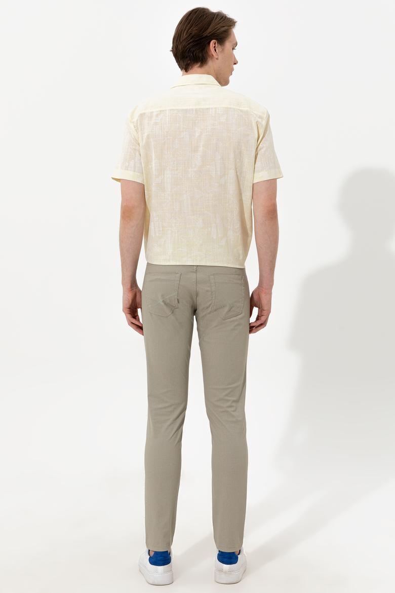 Erkek Haki Kanvas Pantolon - 50246103011