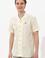 Erkek Açık Sarı Kısa Kollu Gömlek