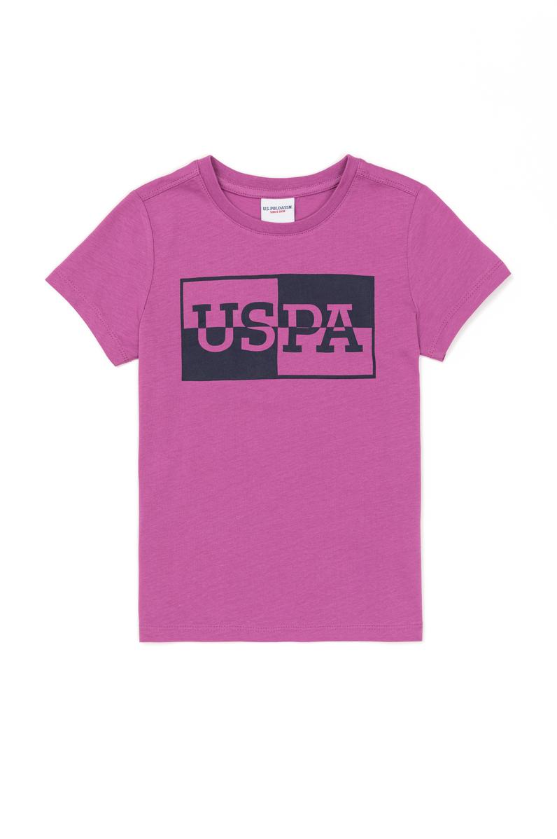 Çocuk Menekşe Bisiklet Yaka Tişört