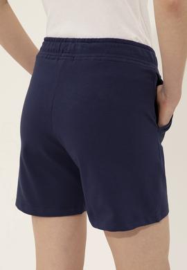 Kadın Lacivert Örme Şort - 50253134007