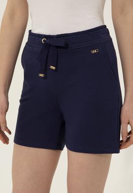 Kadın Lacivert Örme Şort - 50253134007