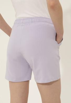 Kadın Lila Örme Şort - 50253134022