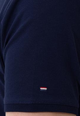 Erkek Lacivert Polo Yaka Basic T-Shirt - 50251701028