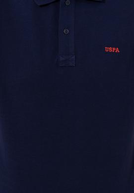 Erkek Lacivert Polo Yaka Basic T-Shirt - 50251701028