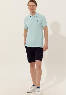 Erkek Aqua Polo Yaka Basic T-Shirt - 50249149029