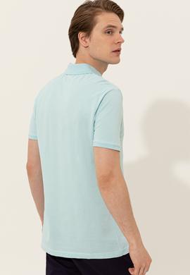 Erkek Aqua Polo Yaka Basic T-Shirt - 50249149029