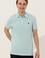 Erkek Aqua Polo Yaka Basic T-Shirt
