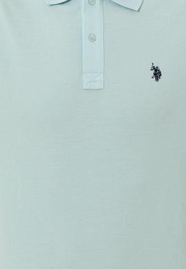 Erkek Aqua Polo Yaka Basic T-Shirt - 50249149029