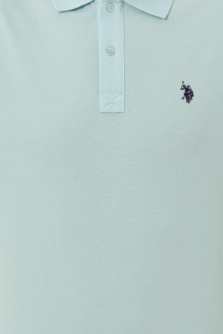 Erkek Aqua Polo Yaka Basic T-Shirt - 50249149029