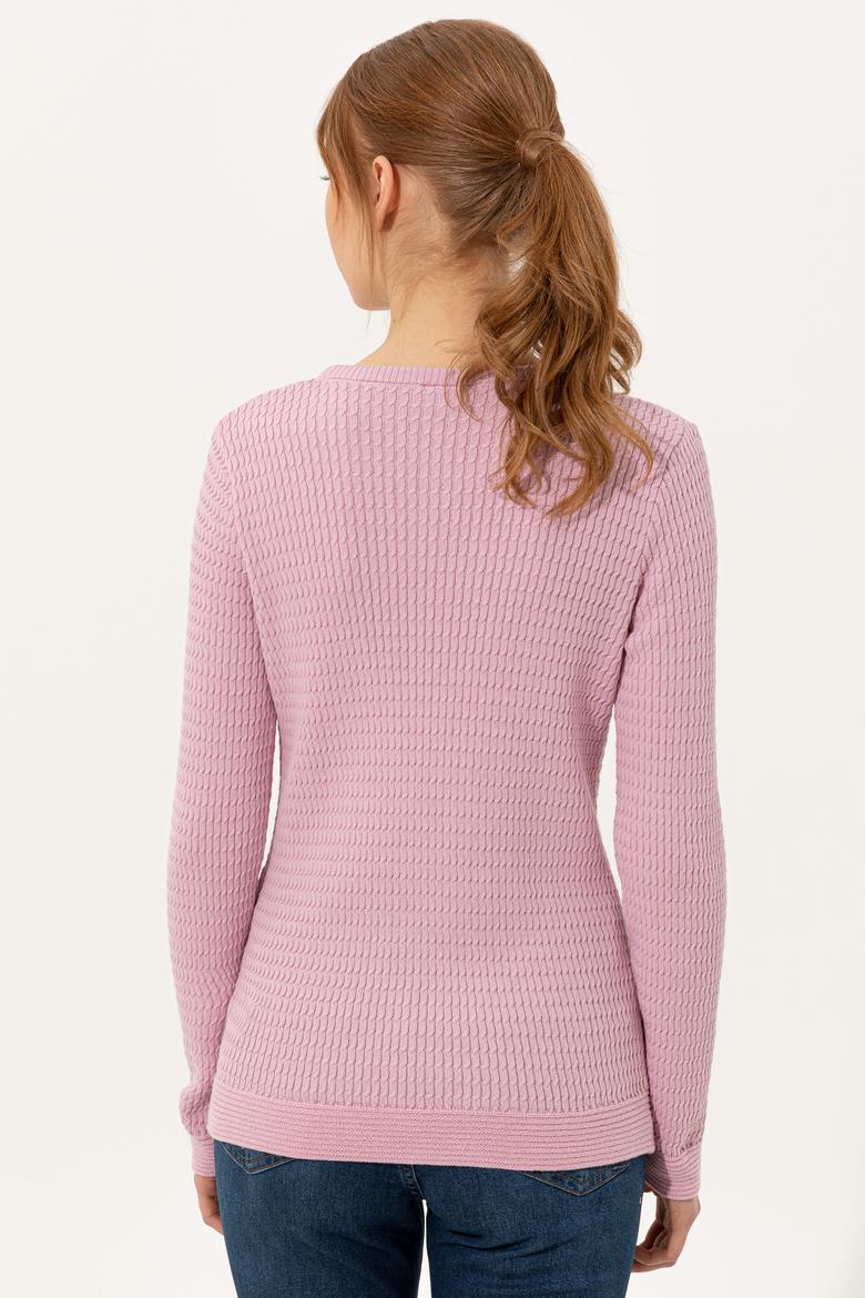 Kadın Manolya Basic Kazak - 50255658078