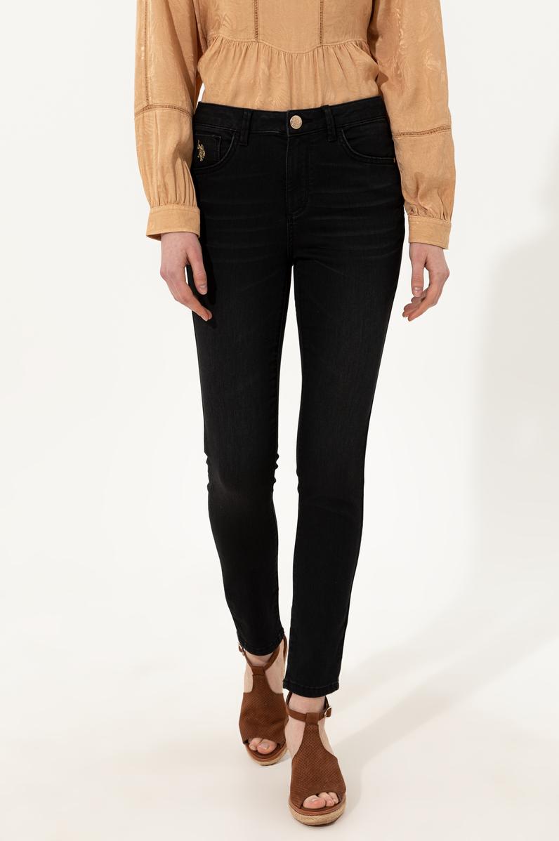 Kadın Siyah Jean Pantolon