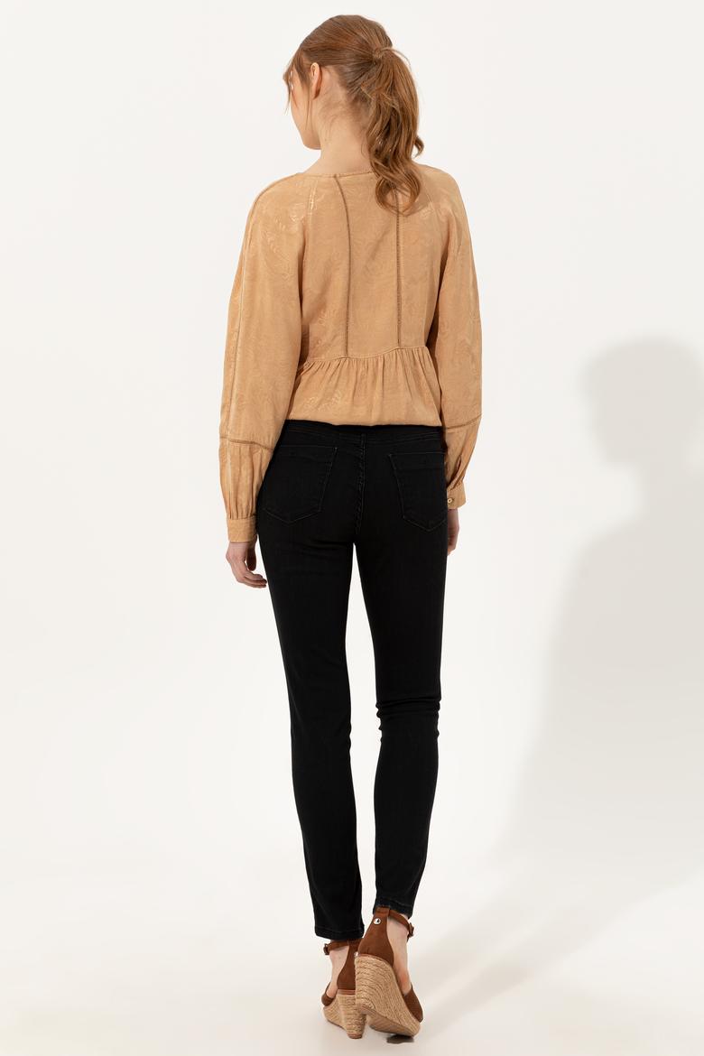 Kadın Siyah Jean Pantolon - 50246915001