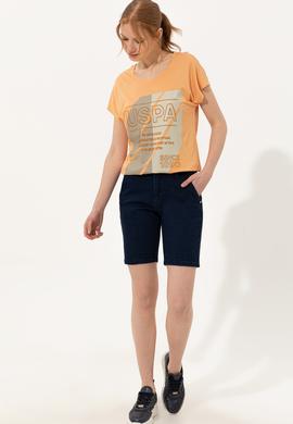 Kadın Mavi Jean Şort - 50249621002