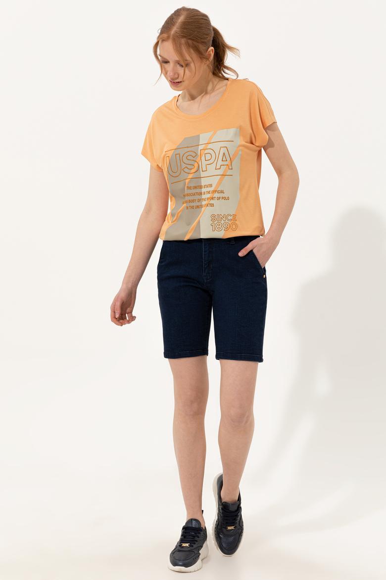 Kadın Mavi Jean Şort - 50249621002