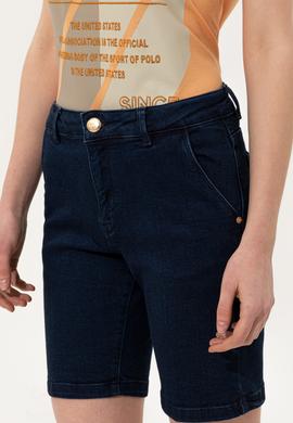 Kadın Mavi Jean Şort - 50249621002
