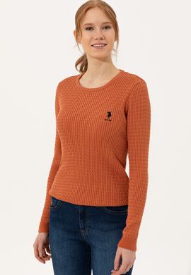 Kadın Kiremit Basic Kazak - 50255658014