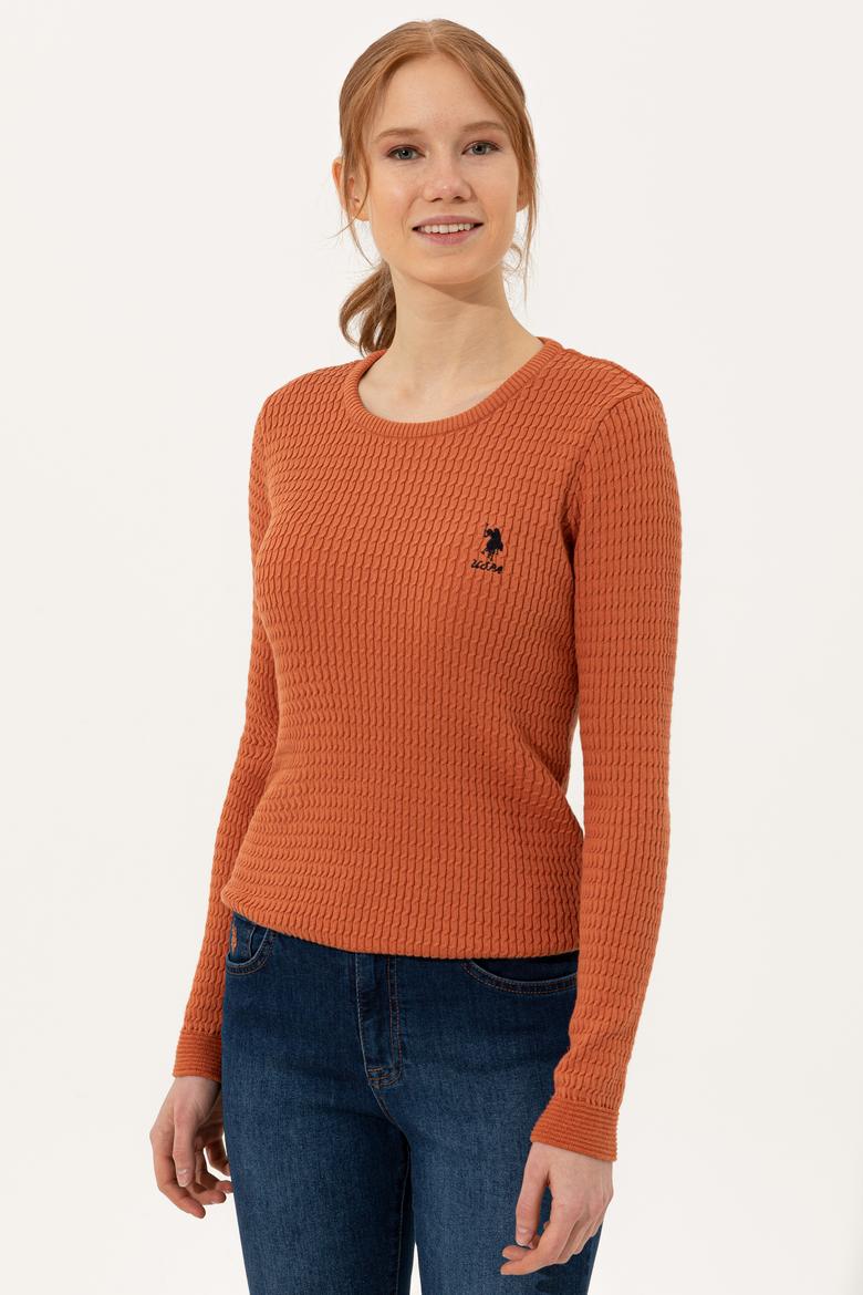 Kadın Kiremit Basic Kazak - 50255658014