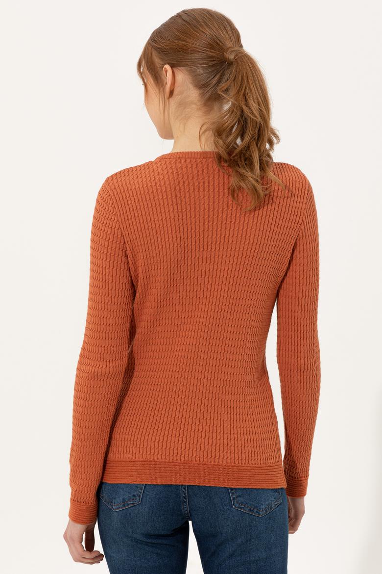 Kadın Kiremit Basic Kazak - 50255658014