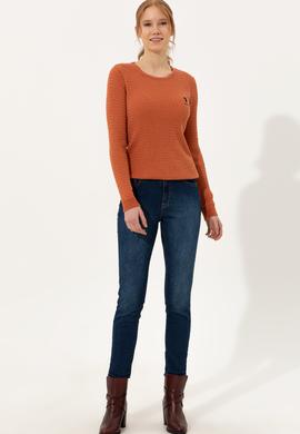 Kadın Kiremit Basic Kazak - 50255658014